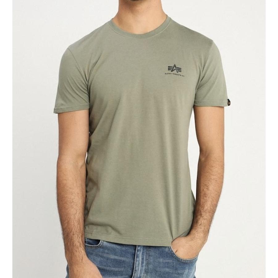 Basic T Small Logo - light olive