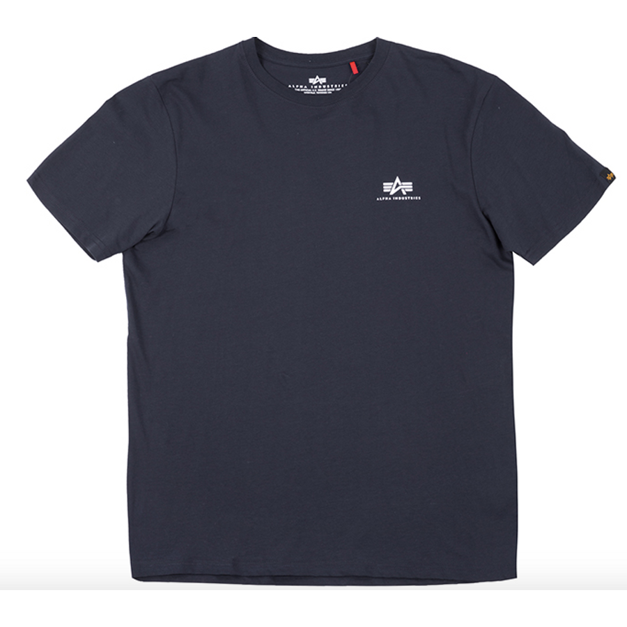 Basic T Small Logo - navy