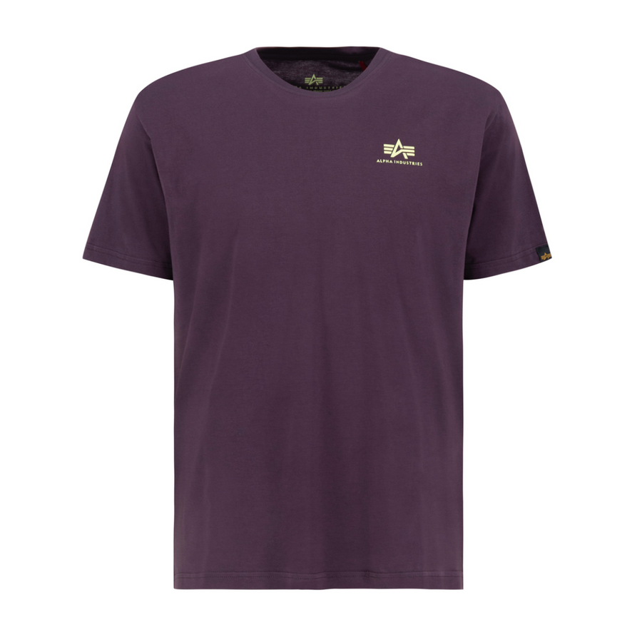 Basic T Small Logo - plum