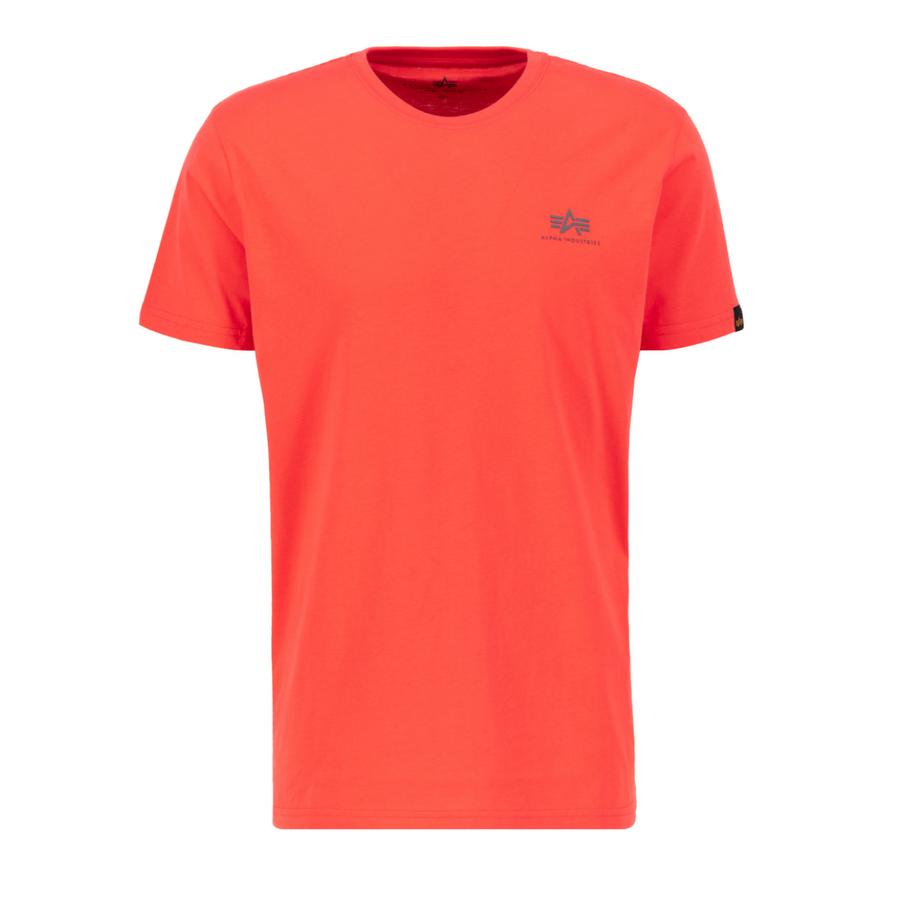 Basic T Small Logo - radiant red