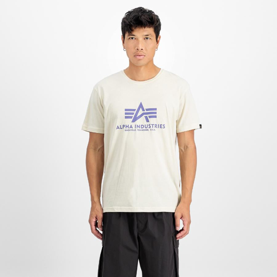 Basic T-Shirt - vintage white/night purple