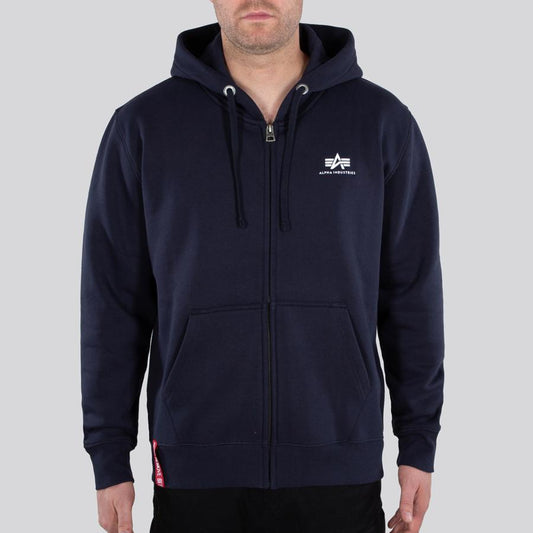 Basic Zip Hoody SL - replica blue