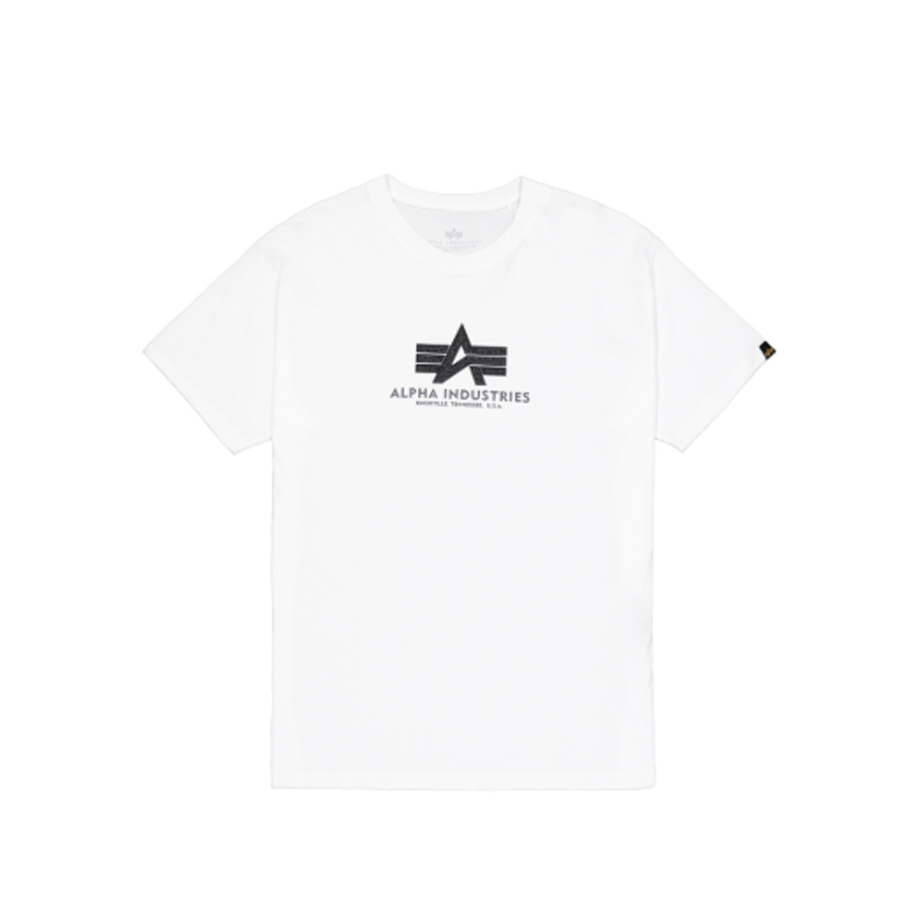 Basic T Rubber - white/black