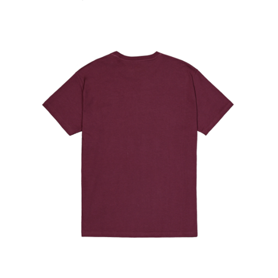 Basic T Small Logo - dark cherry