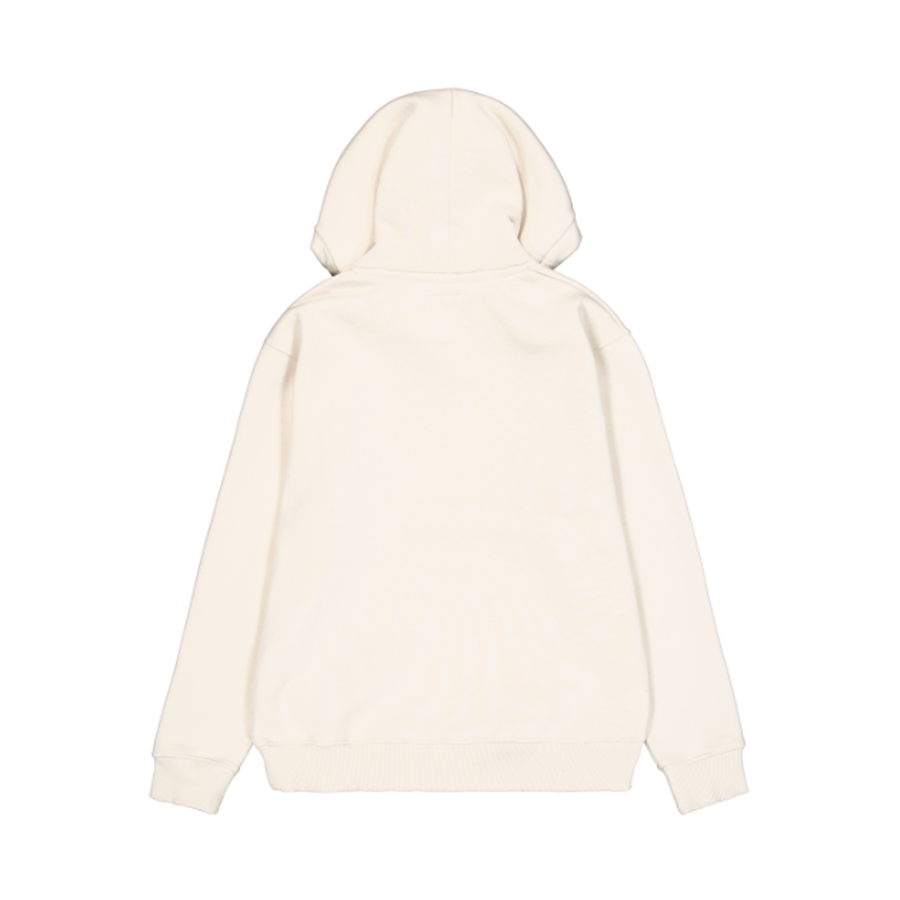 Basic Zip Hoodie - vintage white