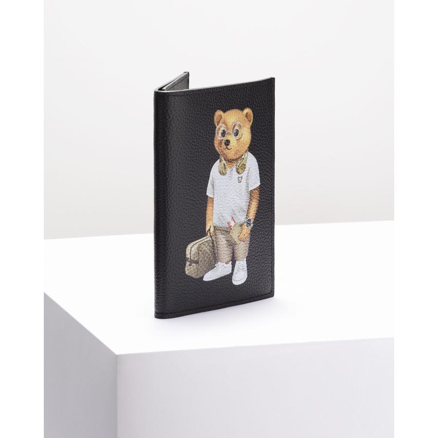 Leather Passport Cover Filou LX. - Black