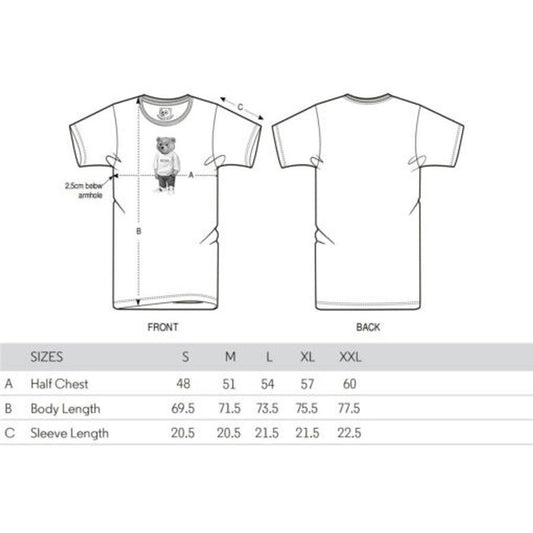 FW24 Organic T-Shirt Poster Backprint, Filou XCII. - White