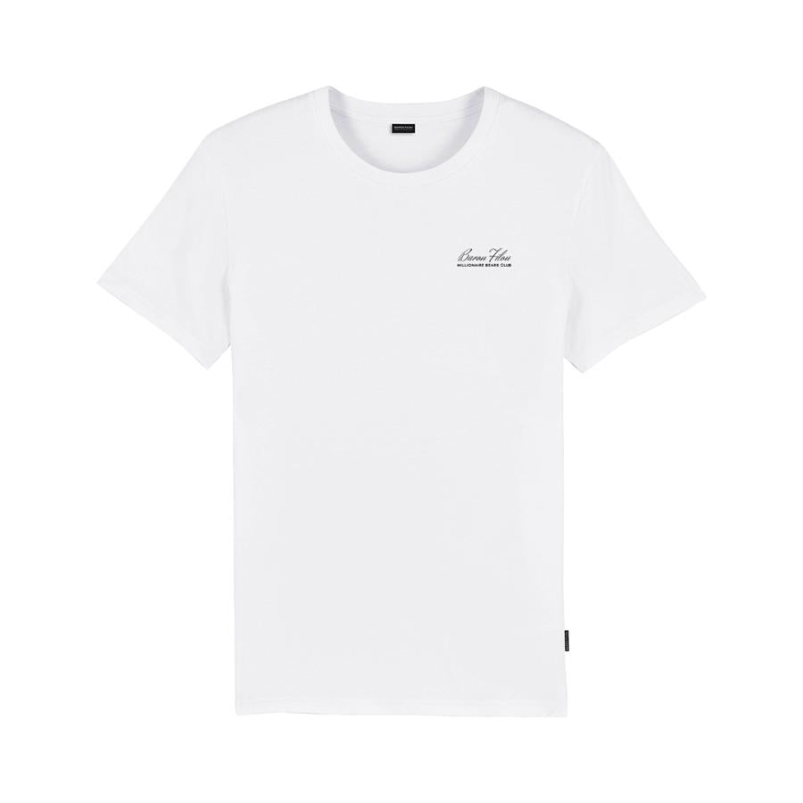 FW24 Organic T-Shirt Poster Backprint, Filou XCII. - White