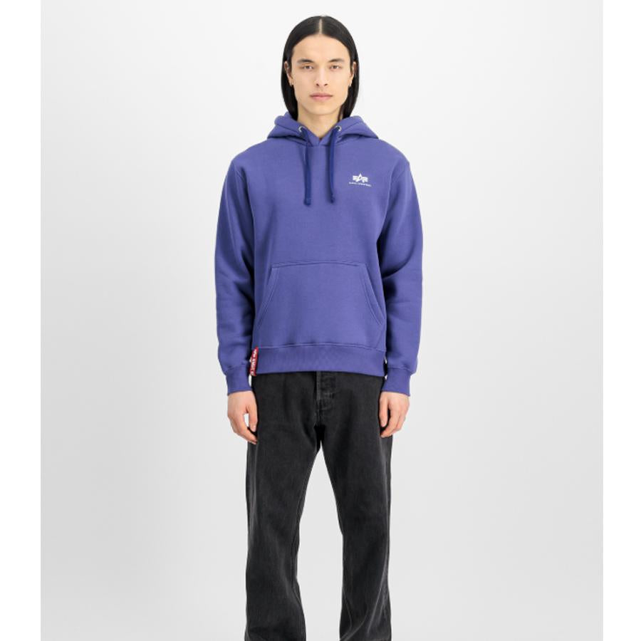 Basic Hoodie Small Logo - night purple
