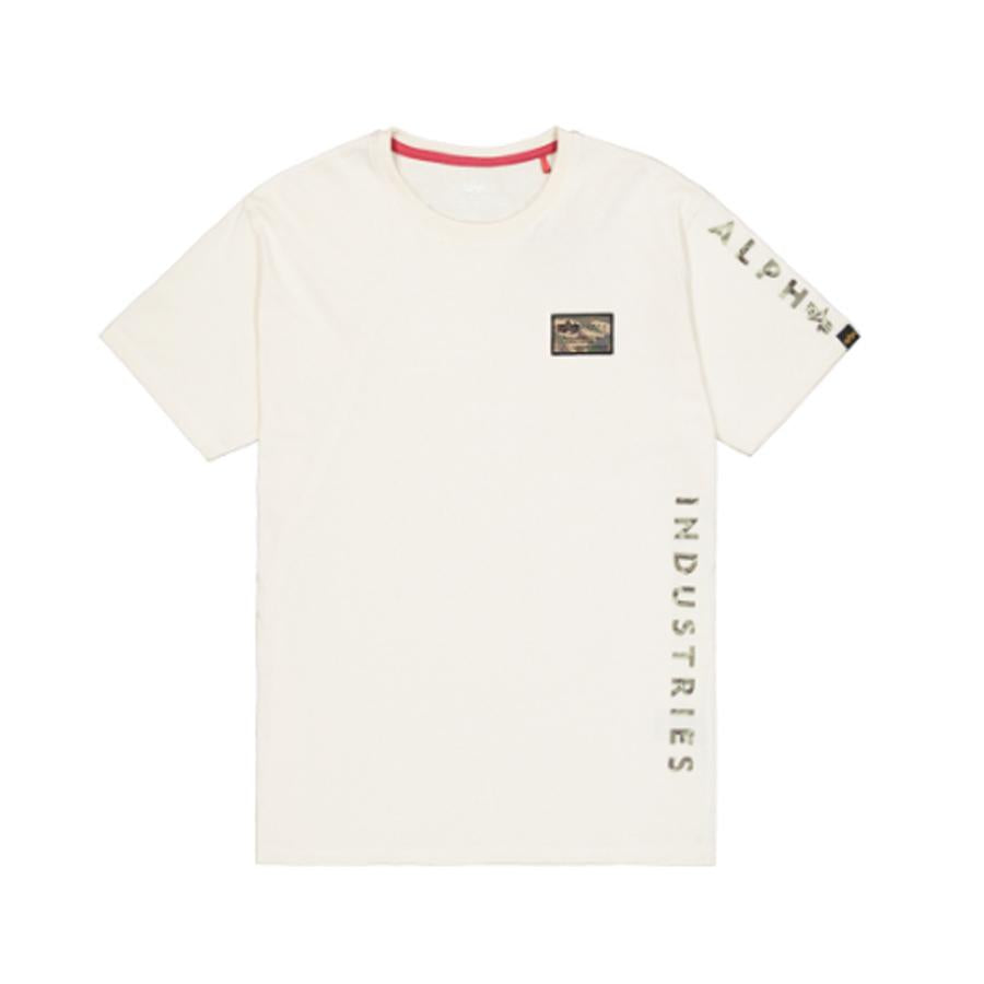 Camo Sleeve T-Shirt - vintage white