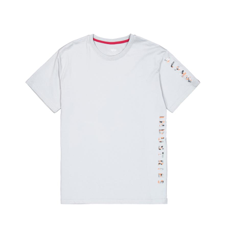 Camo Sleeve T-Shirt - pastel grey