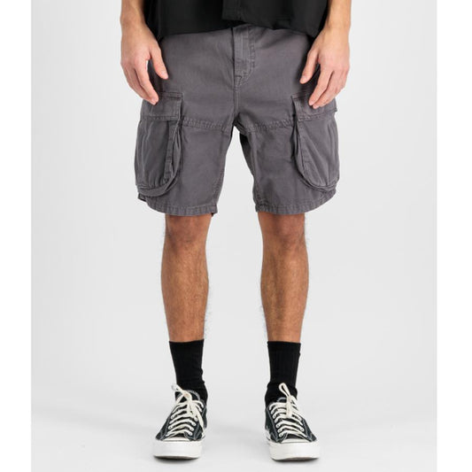 Canvas Cargo Short - vintage grey