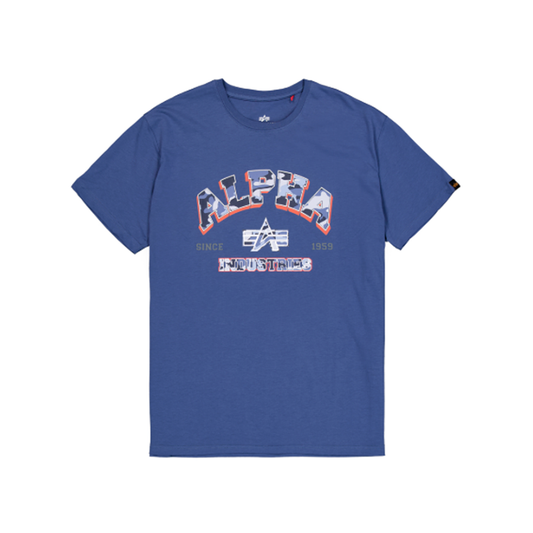 College Camo T-Shirt - night purple