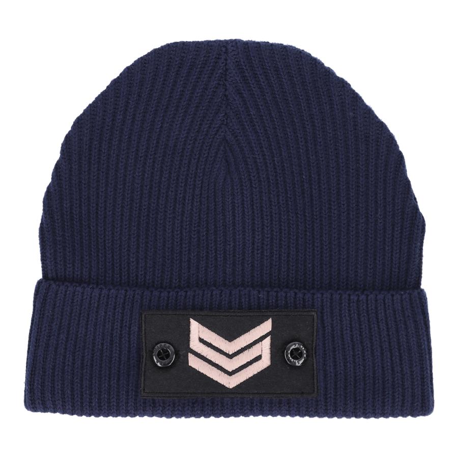 Commander Patch Beanie - navy