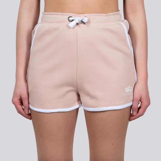 Contrast Short SL Woman - pale peach