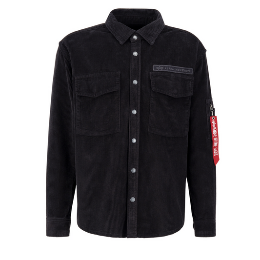 Cord Overshirt - vintage grey