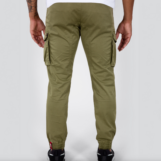 Cotton Twill Jogger - olive
