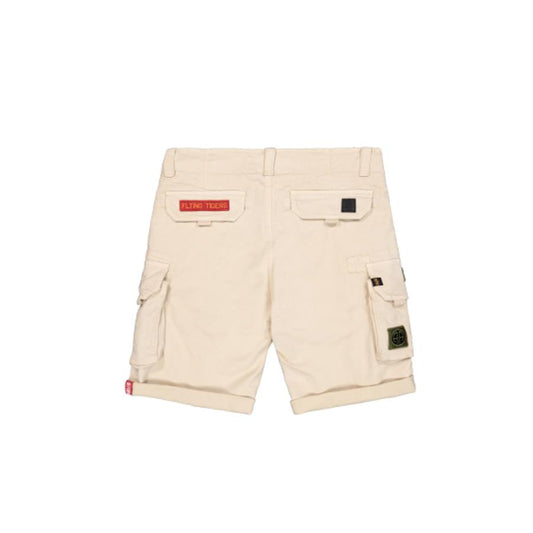 CREW SHORT PATCH - vintage white