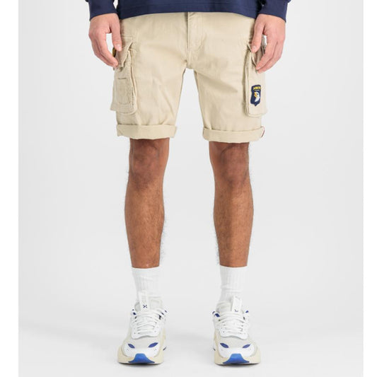 CREW SHORT PATCH - vintage white