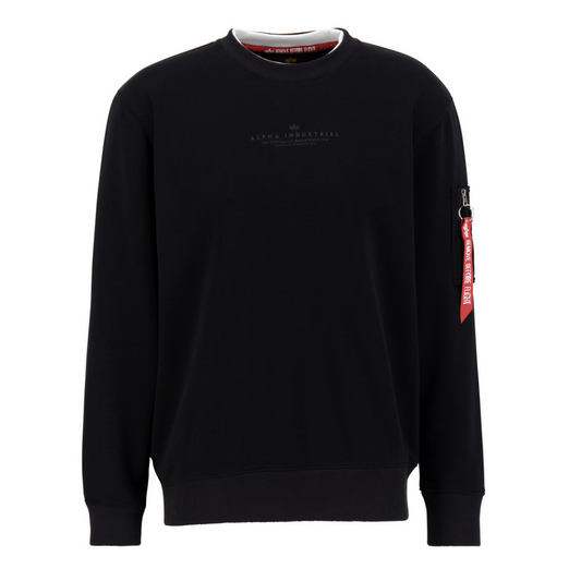 Double Layer Sweater - black