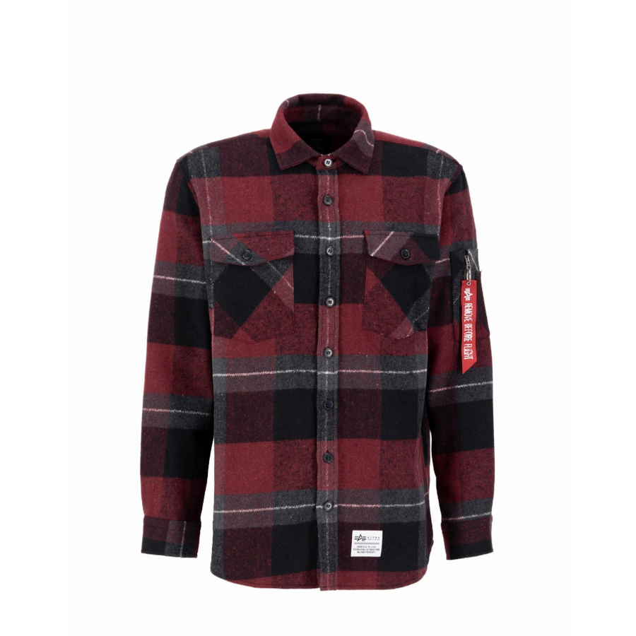 Flannel Shirt - black/red