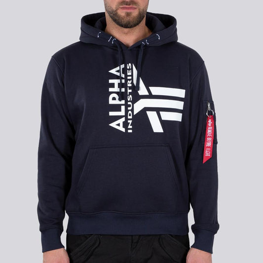 Half Logo Foam Hoody - replica blue