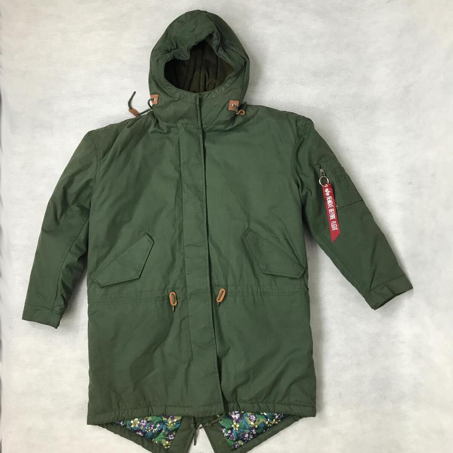 Hooded Fishtail Woman - dark olive