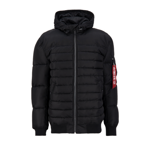Hooded Puffer FN - black