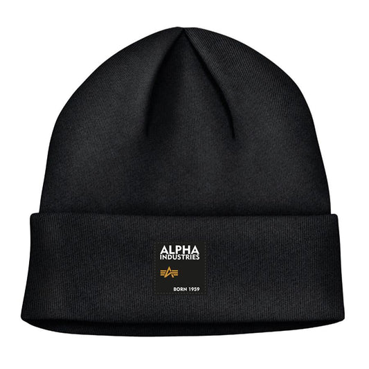 Label Beanie - black