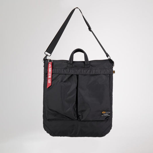 Label Helmet Bag - black