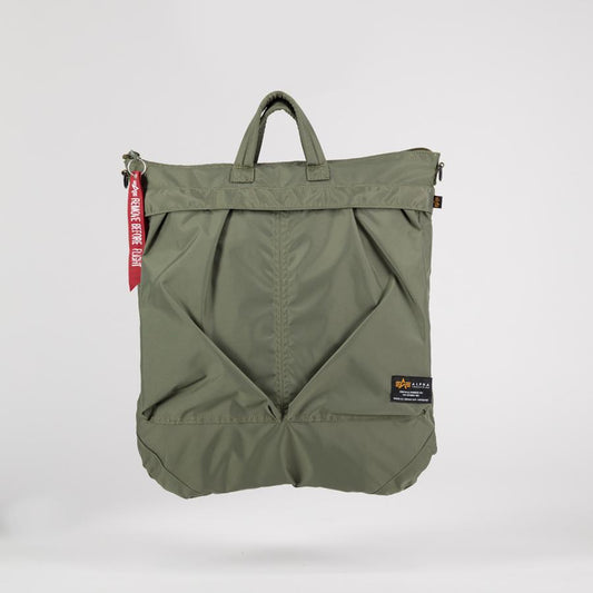 Label Helmet Bag - dark green