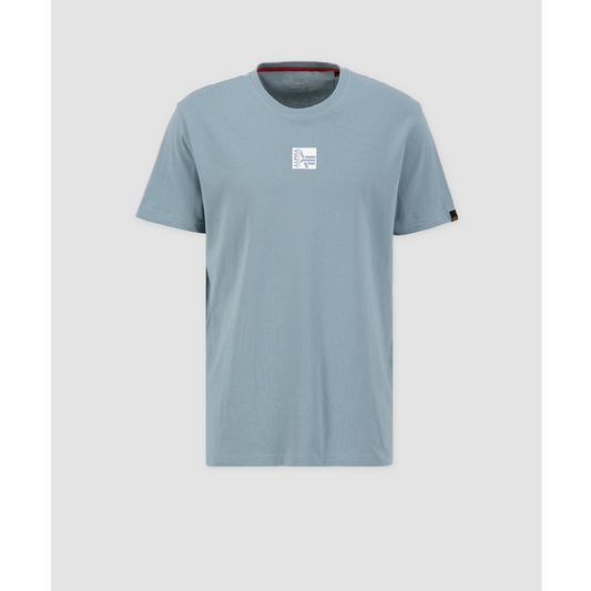 Label T - greyblue
