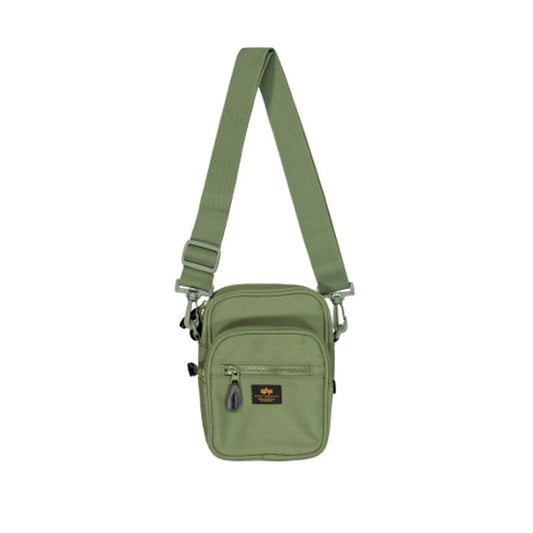 Label Messenger Small Bag - sage green
