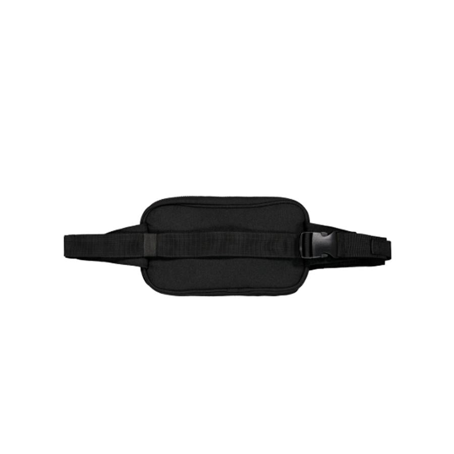 Label Waist Bag - black