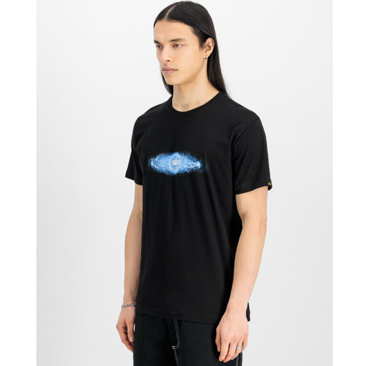 Lightning T-Shirt - black/blue