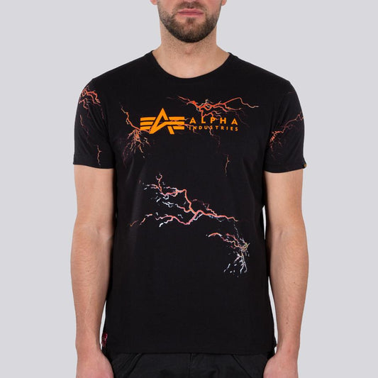 Lightning AOP T - black/orange