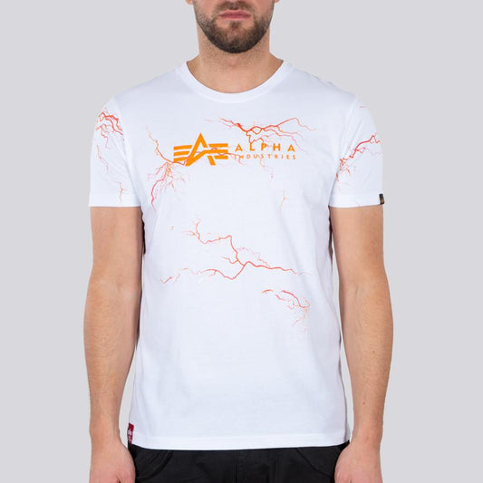 Lightning AOP T - white/orange