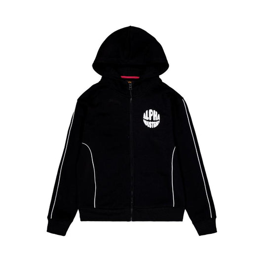 Logo Zip Hoodie BP - black