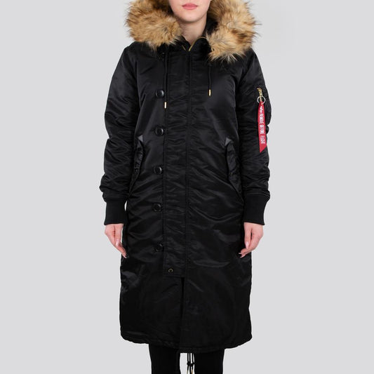 Long Fishtail Woman - black/shiny gold