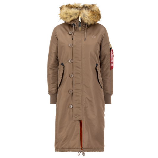 Long Fishtail Woman - taupe