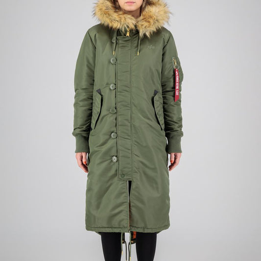 Long Fishtail Woman - sage green