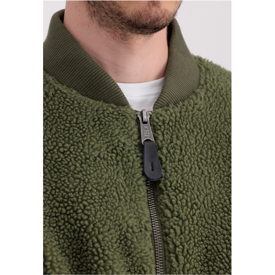 MA-1 Teddy - sage green