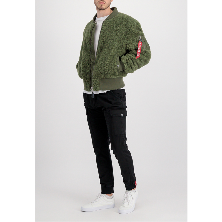MA-1 Teddy - sage green