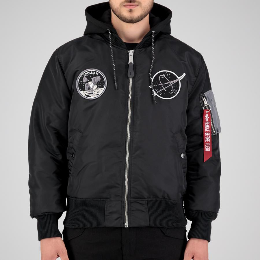 MA-1 VF Hood Dark Side - black/reflective