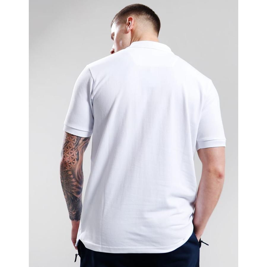 Embroidered Siren Polo Shirt - white