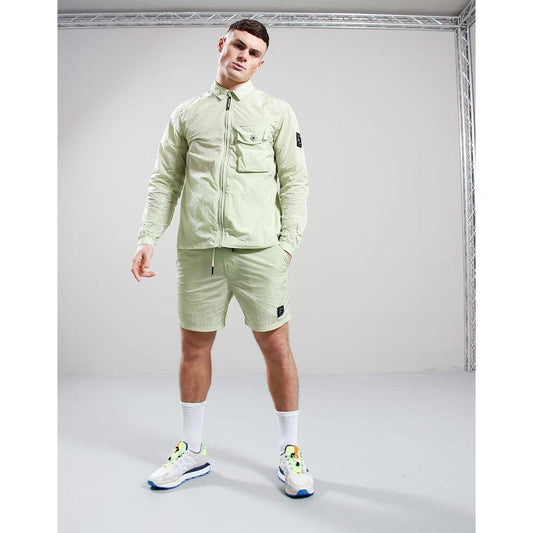 Krinkle Nylon Swim Short - lime