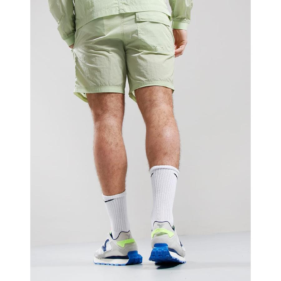 Krinkle Nylon Swim Short - lime