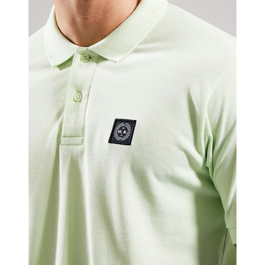 Embroidered Siren Polo Shirt - lime