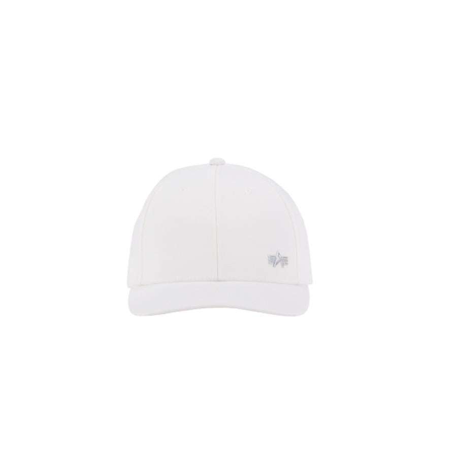 Metal Label Cap - white