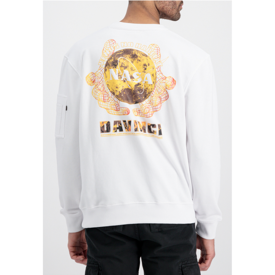 NASA Davinci Sweater - white